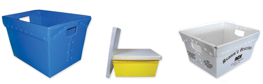 Corrugated Plastic Totes by MDI